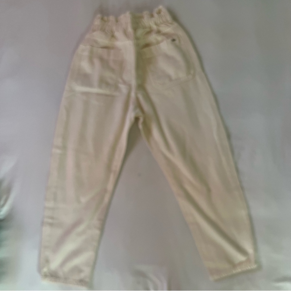 Zara High Waisted, Cream pants - Picture 2 of 4